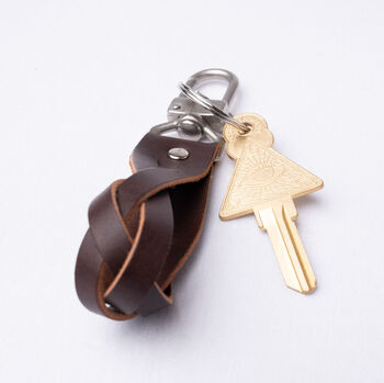Braided Leather Keyring, 2 of 8