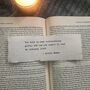 Personalised Typewriter Bookmark, thumbnail 1 of 5