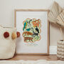 'In The Rainforest' Children's Nursery Print, thumbnail 1 of 2