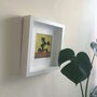 Monstera Cheese Plant Framed Knitted Art, thumbnail 4 of 7