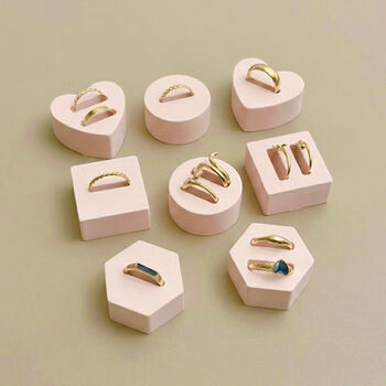 Minimalist Ring Holder Assortment Of Eight Ring Holders, 5 of 12