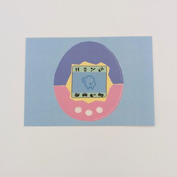 Virtual Pet Mini Print 10cm X 7cm, Japanese Tamagotchi, 2 of 2