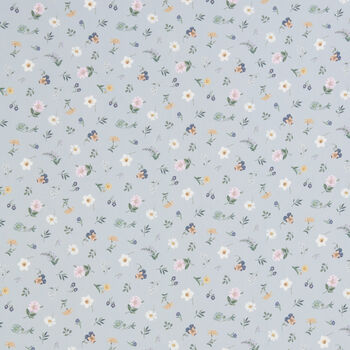 Ditsy Sprigs Silky Scarf, 3 of 7