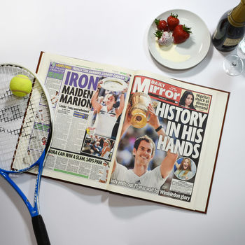 Personalised Wimbledon Tennis Gift Book, 4 of 10