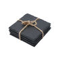 Set Of Four Slate Coasters Tied With Jute Ribbon, thumbnail 1 of 4