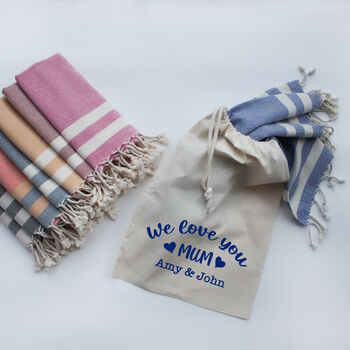 Personalised Soft Cotton Tea Towels, Sustainable Gift, 6 of 11