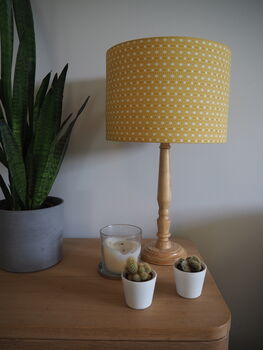 Geometric Mustard Lampshade, 4 of 7