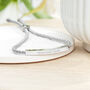 Personalised Silver Plated Identity Rope Bracelet, thumbnail 1 of 5