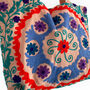 Embroidered Suzani Bag In Pale Pink, thumbnail 9 of 12