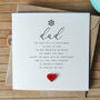 Personalised Handmade Christmas Card For Special Dad, thumbnail 1 of 4