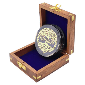 Personalised 100 Year Gunmetal Calendar Compass, 8 of 12