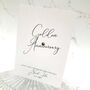 50th Golden Jewel Personalised Anniversary Card, thumbnail 6 of 6