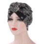 Pre Tied Chemo Headwear Turban Headwrap Front Knot, thumbnail 3 of 7