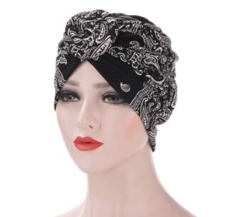 Pre Tied Chemo Headwear Turban Headwrap Front Knot, 3 of 7