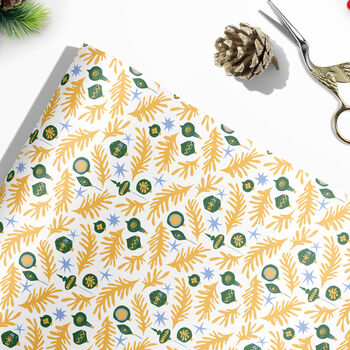 Luxury Yellow Matisse Inspired Gift Wrap, 7 of 7
