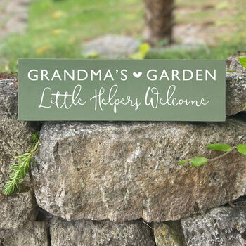 Grandma's Garden Wooden Sign, 2 of 5