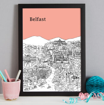 Personalised Belfast Print, 9 of 10