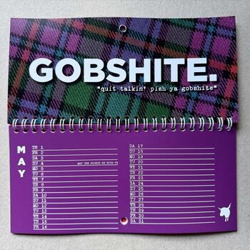 Scottish Insults Calendar 2025 By Hiya Pal, 3 of 4