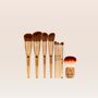 Vegan Makeup Brush Set – Nine Piece Professional Kit, thumbnail 1 of 10