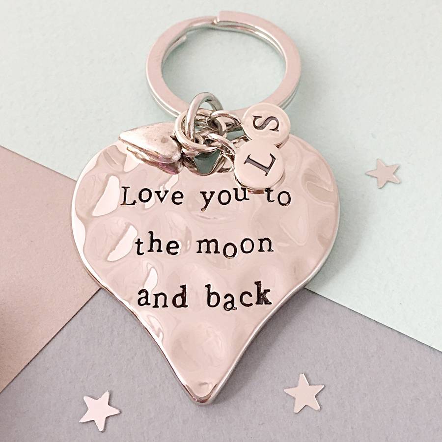 Love You To The Moon And Back Keyring By Sophie Jones Jewellery ...