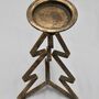 Antique Metal Christmas Tree Candlestick, thumbnail 5 of 9