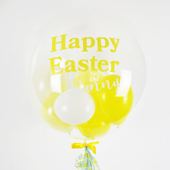 Personalised Easter Clear Bubble Balloon, 2 of 5