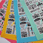 Brighton Illustrated Colourful Tea Towel, thumbnail 1 of 10
