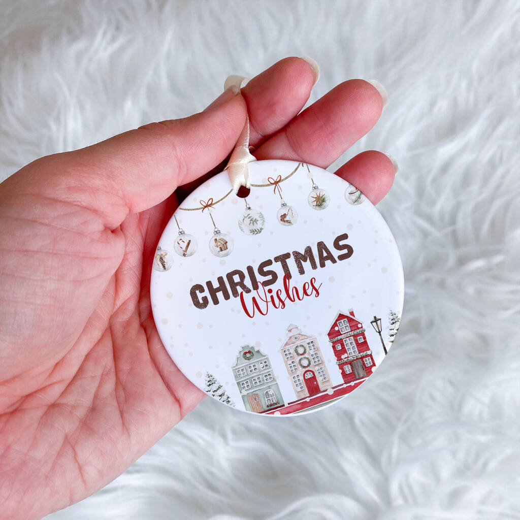 Christmas Wishes Ornament Gift For Her Him, 1 of 7