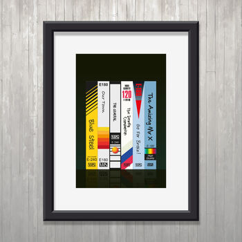 Personalised Favourite Movie Vhs Retro Print, 2 of 4