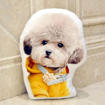 Personalised Pet Portrait Pillow Cushion 3D, 2 of 5