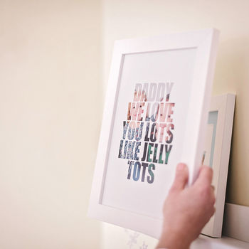 Personalised Quote Or Lyrics Photo Gift Print, 3 of 11
