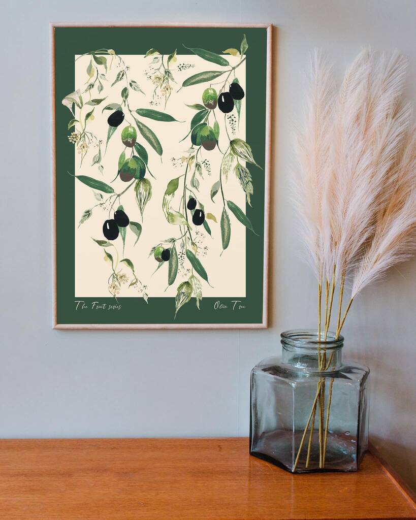 Olive Tree Print By Katie's Design House