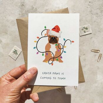 Christmas Dog Breeds In Hats Card And Envelope, 7 of 12