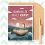 Greatest Adventure Anniversary Card For Husband Or Wife, thumbnail 5 of 5