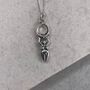 Sterling Silver I Am Moon Goddess Necklace, thumbnail 7 of 9