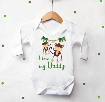 I Love My Daddy/Mummy/Sibling Baby Vest, 3 of 4