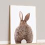 Bunny Rabbit Print Set Of Two, thumbnail 4 of 4