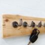 Reclaimed Wooden Key Holder With Simple Or Spiral Hooks, thumbnail 3 of 4
