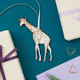 Personalised Giraffe Keepsake Gift, thumbnail 1 of 4