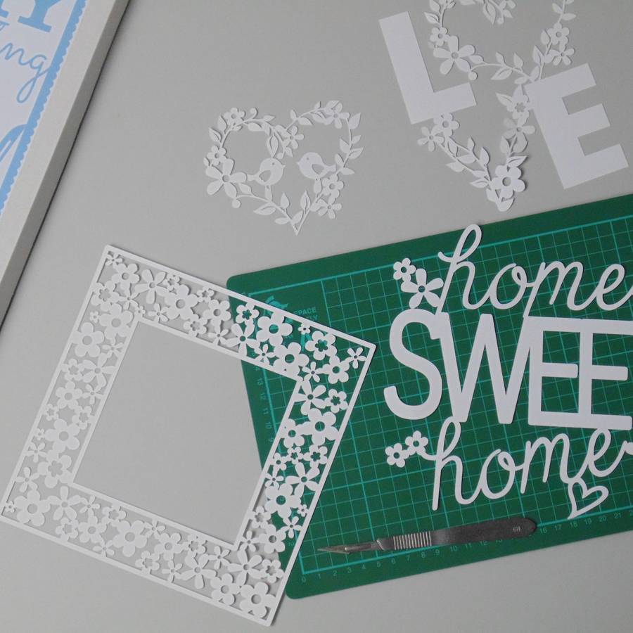 Diy Beginner Papercutting Craft Kit By The Crafty Calf