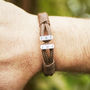 Men's Personalised Ancient Symbols Silver Bracelet, thumbnail 3 of 11