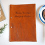 Add Your Own Pages Personalised Family Recipe Book, thumbnail 1 of 9