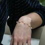 Credo Fine Double Chain Bracelet With Freshwater Pearls, thumbnail 1 of 3