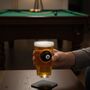 Personalised Pool Ball Beer Glass, thumbnail 1 of 9