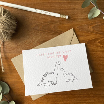 Happy Mother's Day Dinosaur Card, 3 of 4