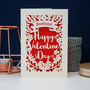 Personalised Papercut Valentine's Card, thumbnail 1 of 2