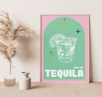 Set Of Six Cocktail Gallery Wall Print Pack, 6 of 7