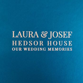 Beautifully Bespoke Large Landscape Wedding Guest Book, 8 of 12