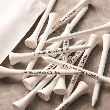 Personalised Golf Tees And Bag, 2 of 5
