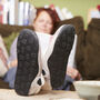 Viv Grey Pink Women's Slippers Indoor/Garden Shoes, thumbnail 3 of 6